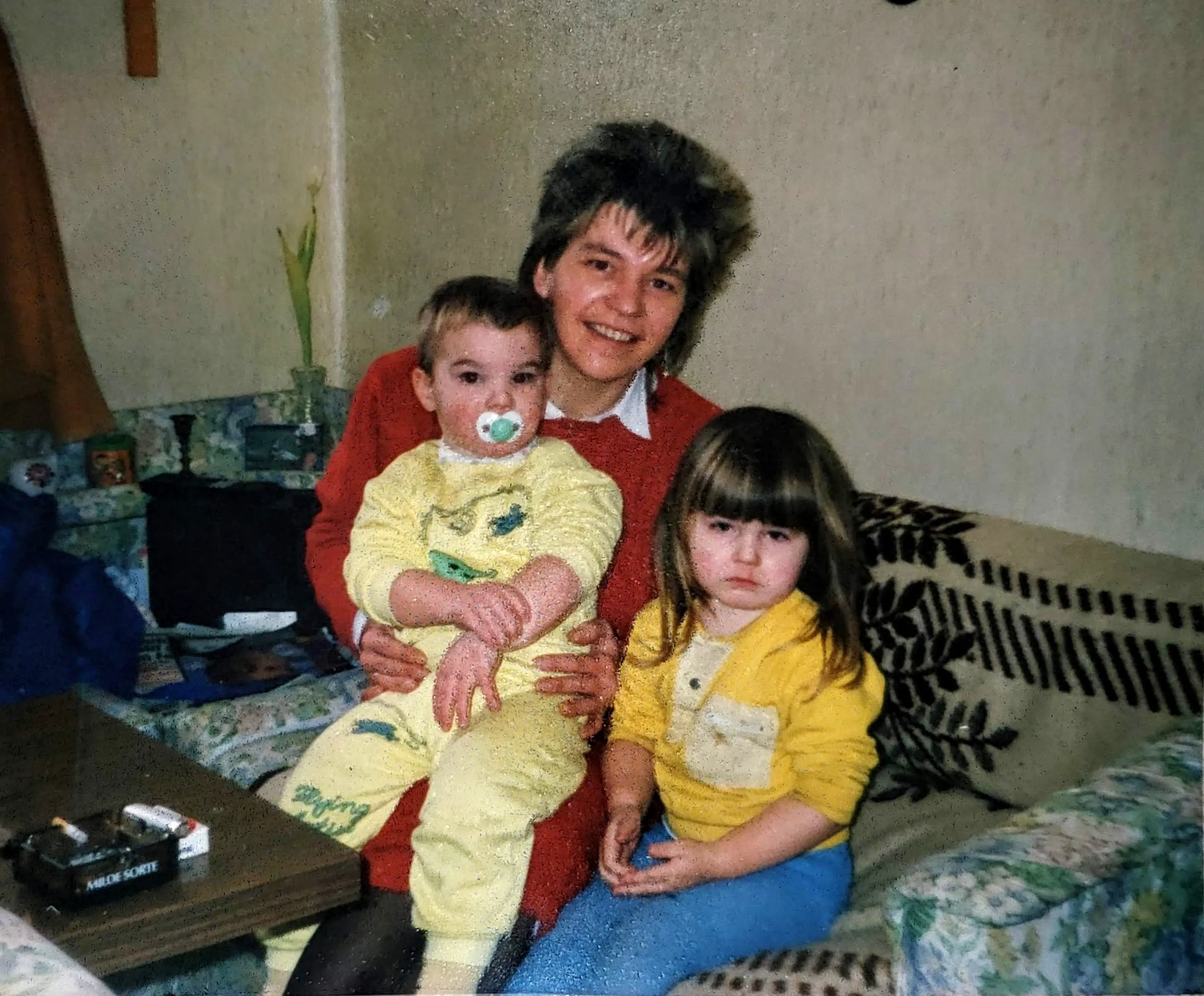 Thomas, Christin and Mom in Austria in the late 80s